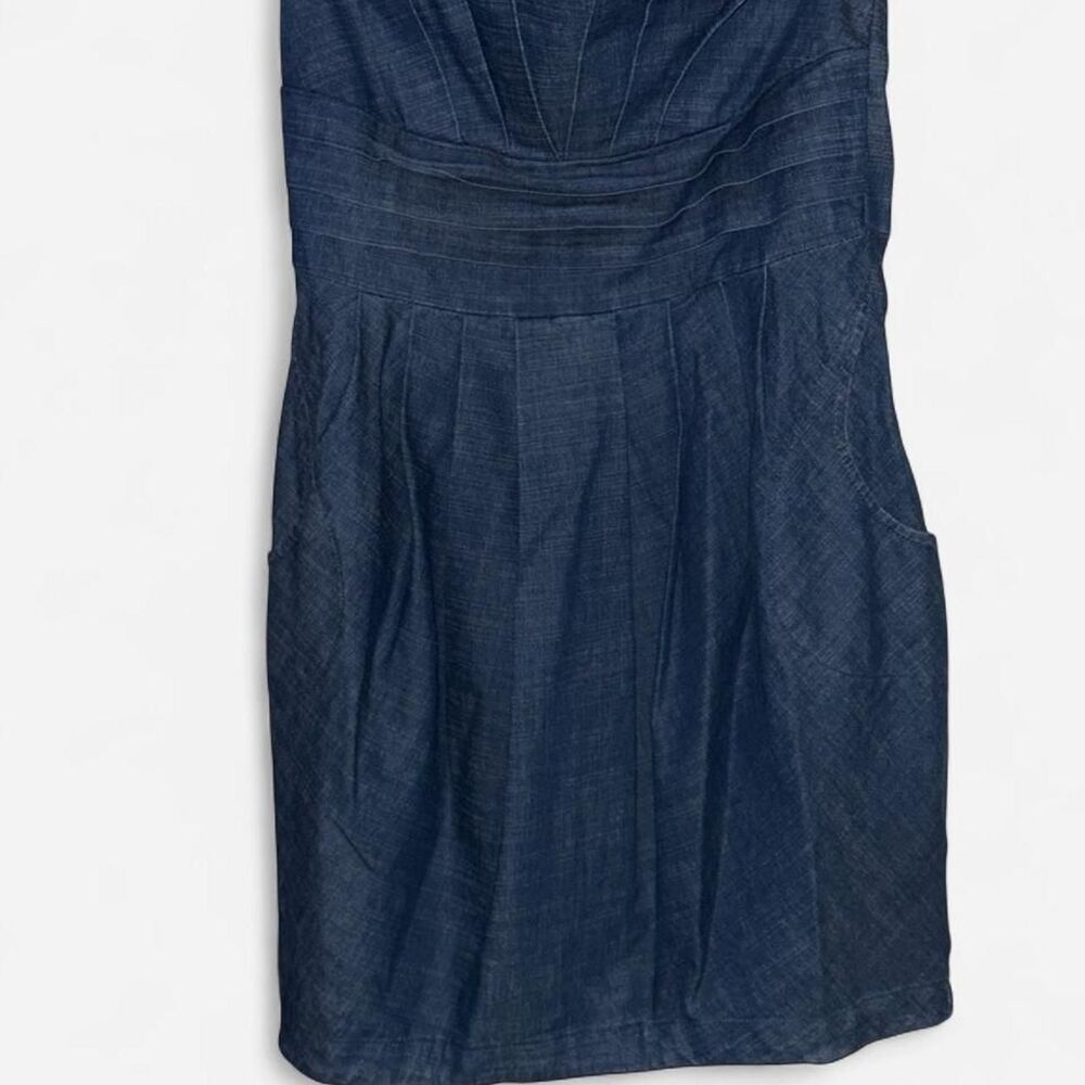 Forever-21 Women's Blue and Navy Dress